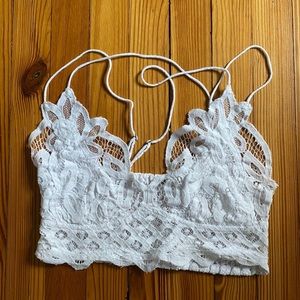White bralette